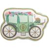 Hallmark Bridgerton Shaped Throw Pillow (Green Carriage) Gift for Birthdays, Easter, Mother’s Day