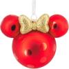 Hallmark Christmas Ornament, Disney Minnie Mouse Ears Icon Ornament, Blown Glass, Gifts for Disney Fans