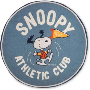 Hallmark Peanuts Round Pillow, 15.5″ (Snoopy Athletic Club) Gift for Graduations, Coaches, Teammates, Friends, Fans, Collectors
