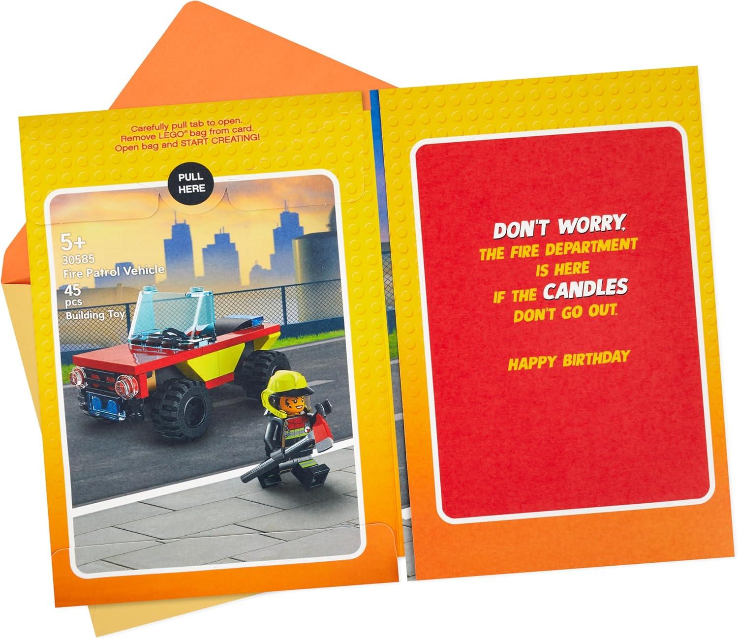 image:imageHallmark Birthday Card for Kids with Legos Ninjago Mini Thunder Raider Building Kit Ages 7 and UpFire Truck Building Kit Ages 5 and Up