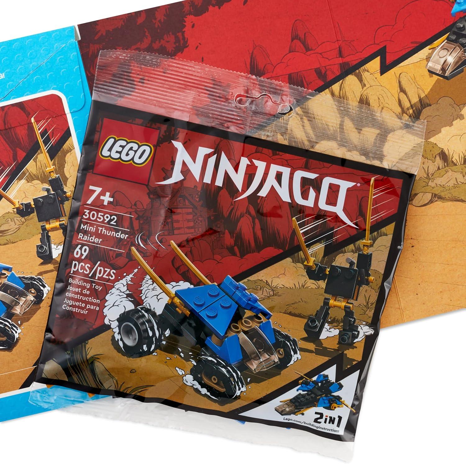 image:imageHallmark Birthday Card for Kids with Legos Ninjago Mini Thunder Raider Building Kit Ages 7 and UpNinjago Mini Thunder Raider Building Kit Ages 7 and Up
