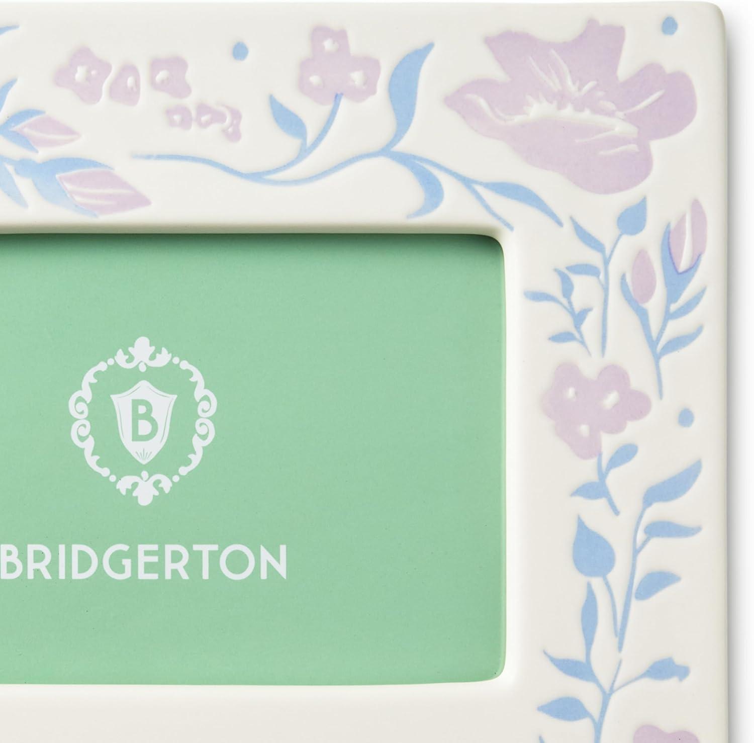 image:imageHallmark Bridgerton Ceramic Picture Frame Love in Full Bloom Gift for Weddings Engagements Anniversaries Mothers Day Birthdays