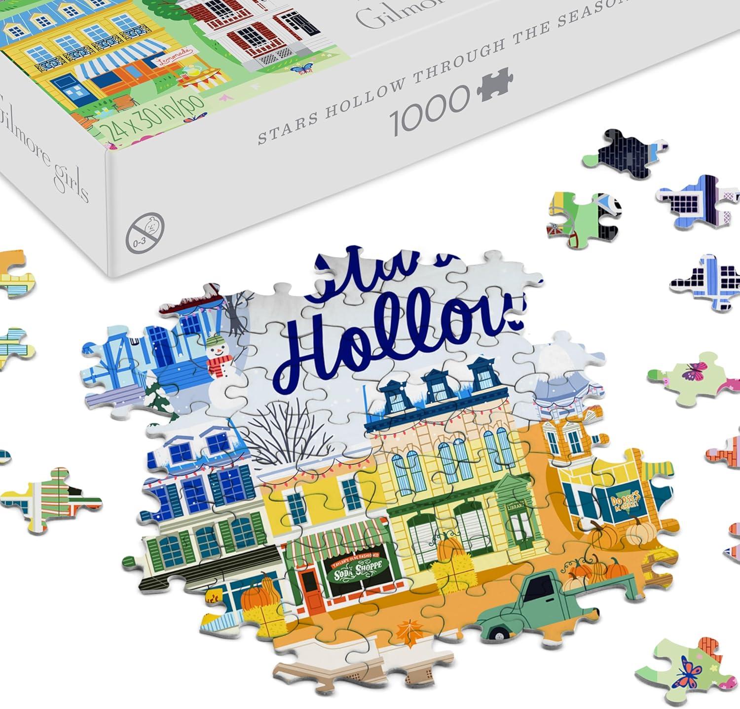 image:imageHallmark Gilmore Girls 1000Piece Puzzle Seasons of Stars Hollow for Birthdays Easter Mothers Day Christmas