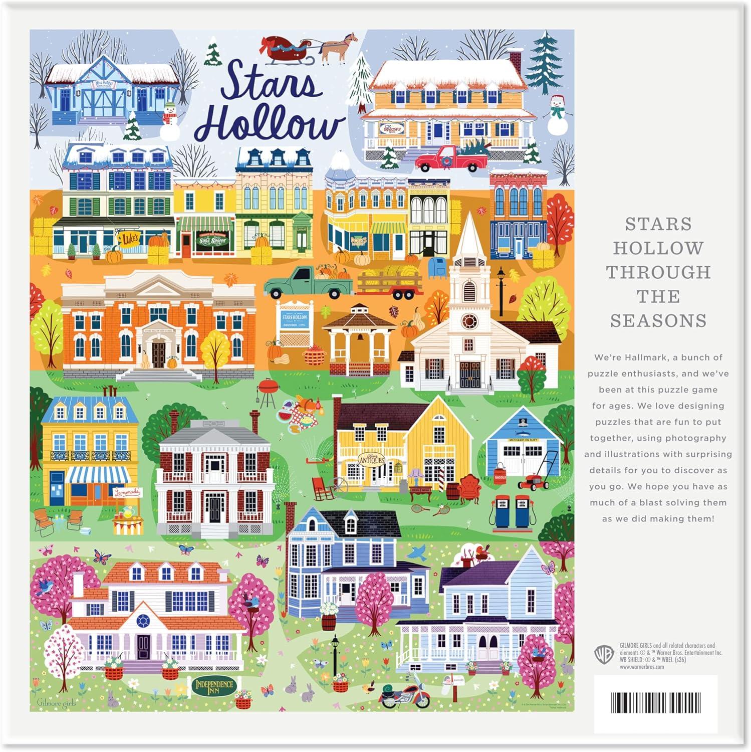 image:imageHallmark Gilmore Girls 1000Piece Puzzle Seasons of Stars Hollow for Birthdays Easter Mothers Day Christmas
