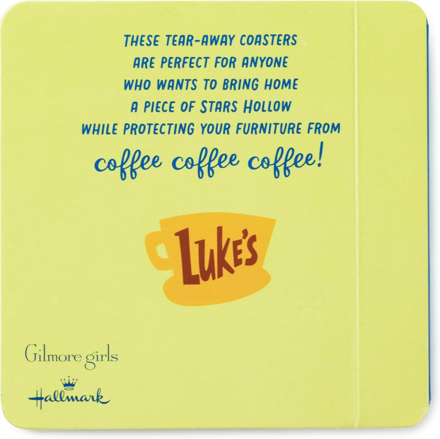 image:imageHallmark Gilmore Girls Coaster Book Set of 20 Stars Hollow Scenes for Birthdays Easter Mothers Day Graduations Parties