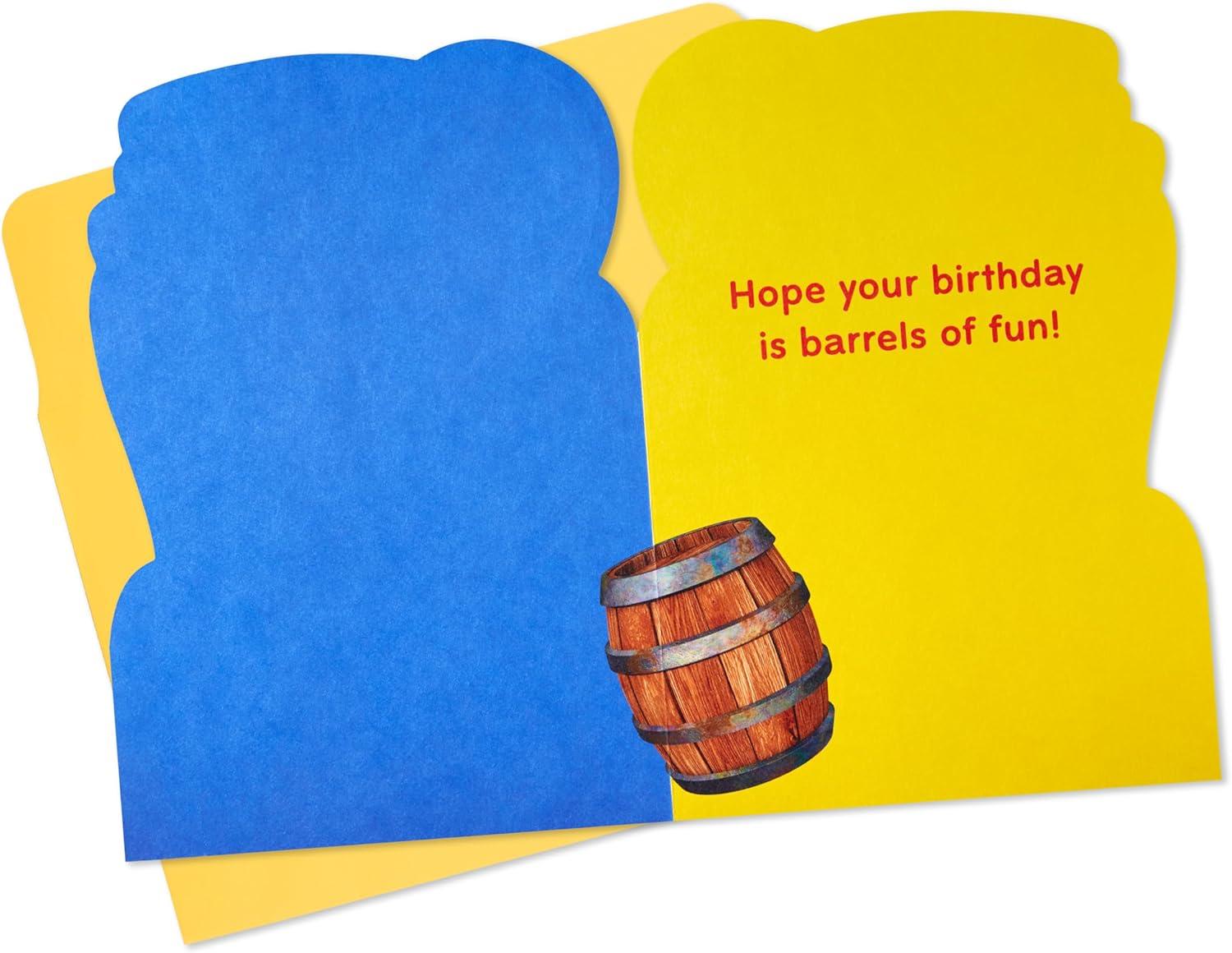 image:imageHallmark Nintendo Donkey Kong Birthday Card Barrels of Fun for Kids Teens Gamers