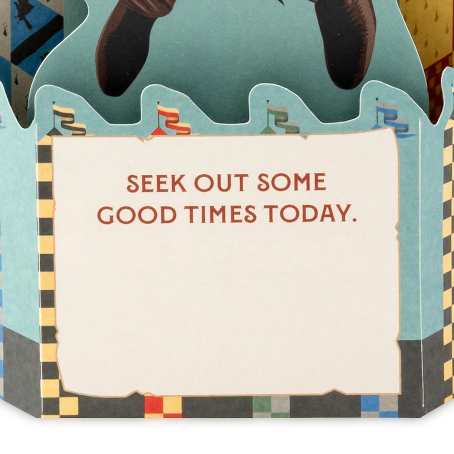 image:imageHallmark Paper Wonder Harry Potter PopUp Card Seek Out Good Times for Birthdays Graduations Back to School