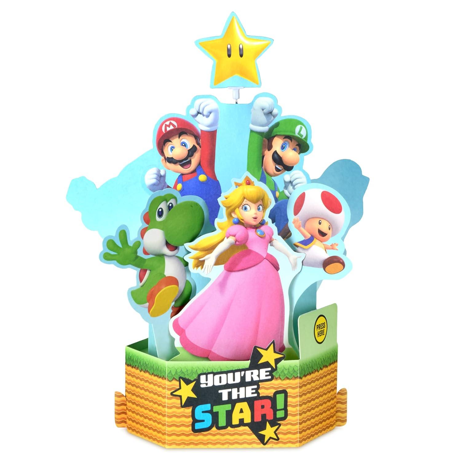 image:imageHallmark Paper Wonder Nintendo Super Mario Bros PopUp Card Youre the Star for Birthdays Graduations Congrats