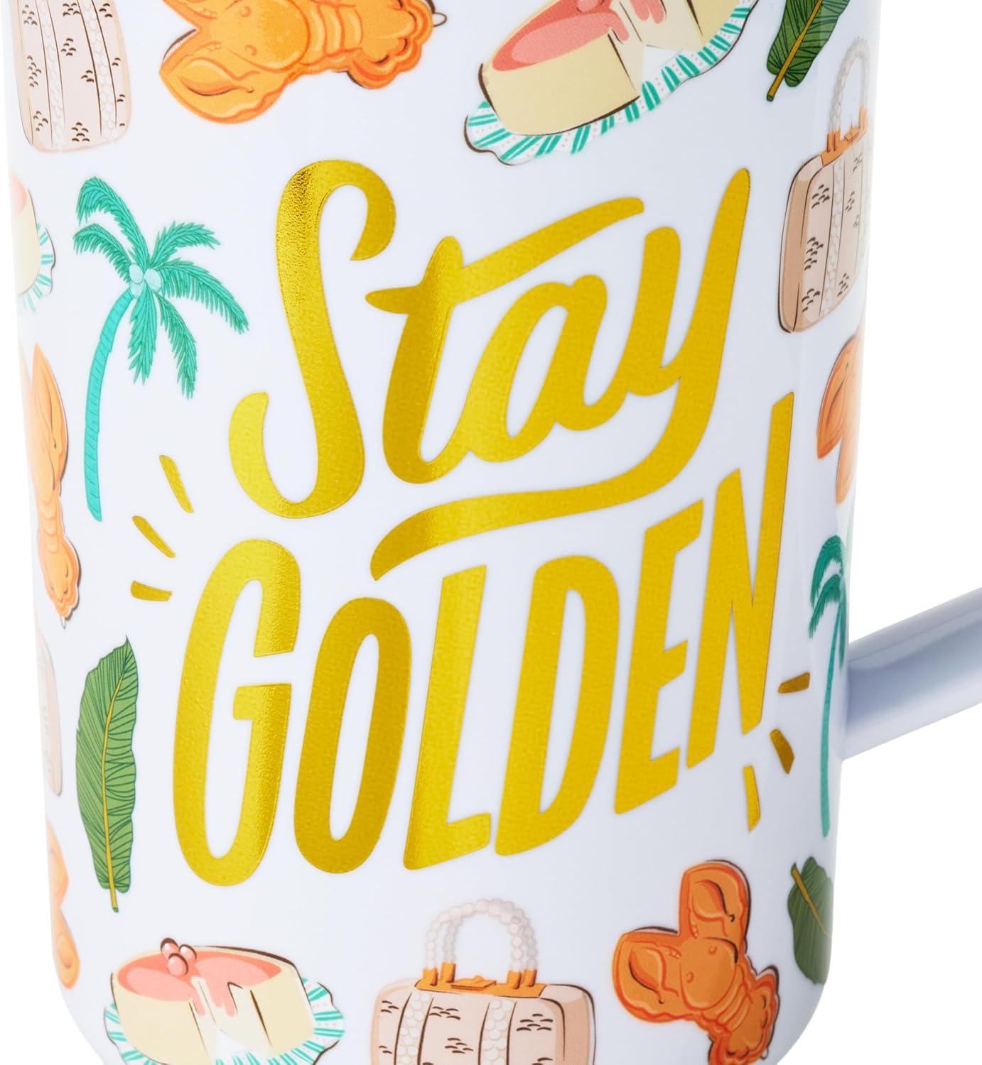 image:imageHallmark The Golden Girls Plastic Travel Cup 40 oz Stay Golden Gift for Easter Birthdays Mothers Day Fans Collectors