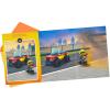 Hallmark Birthday Card for Kids with Legos (Ninjago Mini Thunder Raider Building Kit, Ages 7 and Up)(Fire Truck Building Kit  Ages 5 and Up)