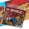 Hallmark Birthday Card for Kids with Legos (Ninjago Mini Thunder Raider Building Kit, Ages 7 and Up)(Ninjago Mini Thunder Raider Building Kit  Ages 7 and Up)