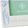 Hallmark Bridgerton Ceramic Picture Frame (Love in Full Bloom) Gift for Weddings, Engagements, Anniversaries, Mother’s Day, Birthdays