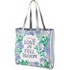 Hallmark Bridgerton Floral Tote Bag (Love in Full Bloom) Gift for Easter Baskets, Mother’s Day, Birthdays, Graduations