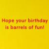 Hallmark Nintendo Donkey Kong Birthday Card (Barrels of Fun) for Kids, Teens, Gamers