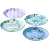 Hallmark Bridgerton Appetizer Plates, Set of 4 (Social Season) for Birthdays, Easter, Mother’s Day, Graduations