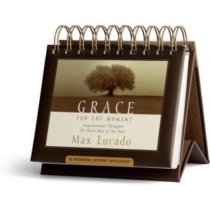 DaySpring 365-Day Perpetual Calendar (Max Lucado, Grace for the Moment) Religious Gift, Inspirational Desktop Accessory
