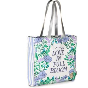 Hallmark Bridgerton Floral Tote Bag (Love in Full Bloom) Gift for Easter Baskets, Mother’s Day, Birthdays, Graduations