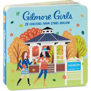 Hallmark Gilmore Girls Coaster Book, Set of 20 (Stars Hollow Scenes) for Birthdays, Easter, Mother’s Day, Graduations, Parties
