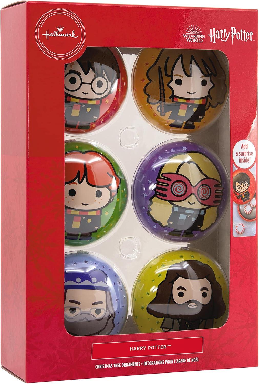 image:imageHallmark Harry Potter Christmas Ornaments Tin Ball Set of 12Set of 6