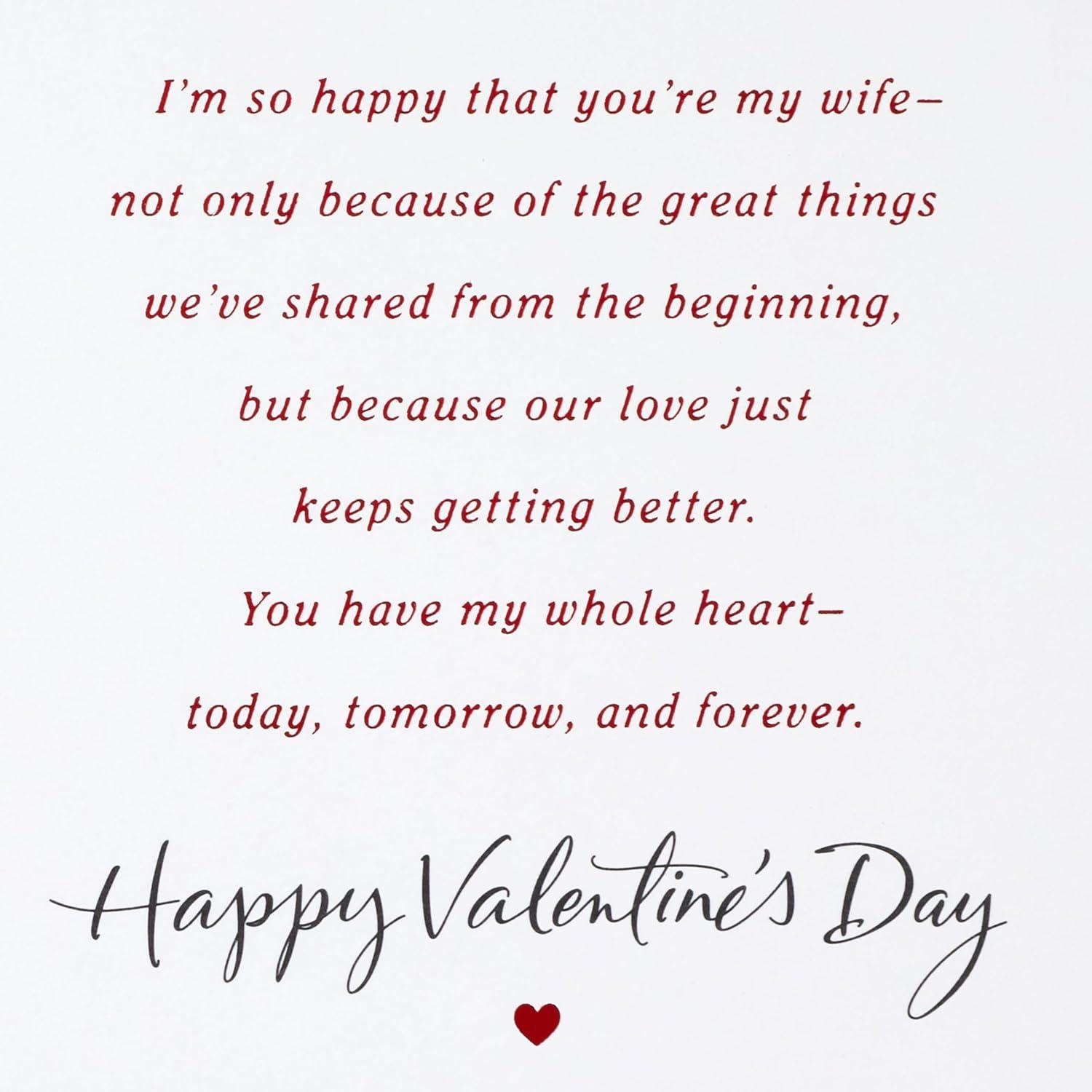 image:imageHallmark Valentines Day Card for Wife All My Heart