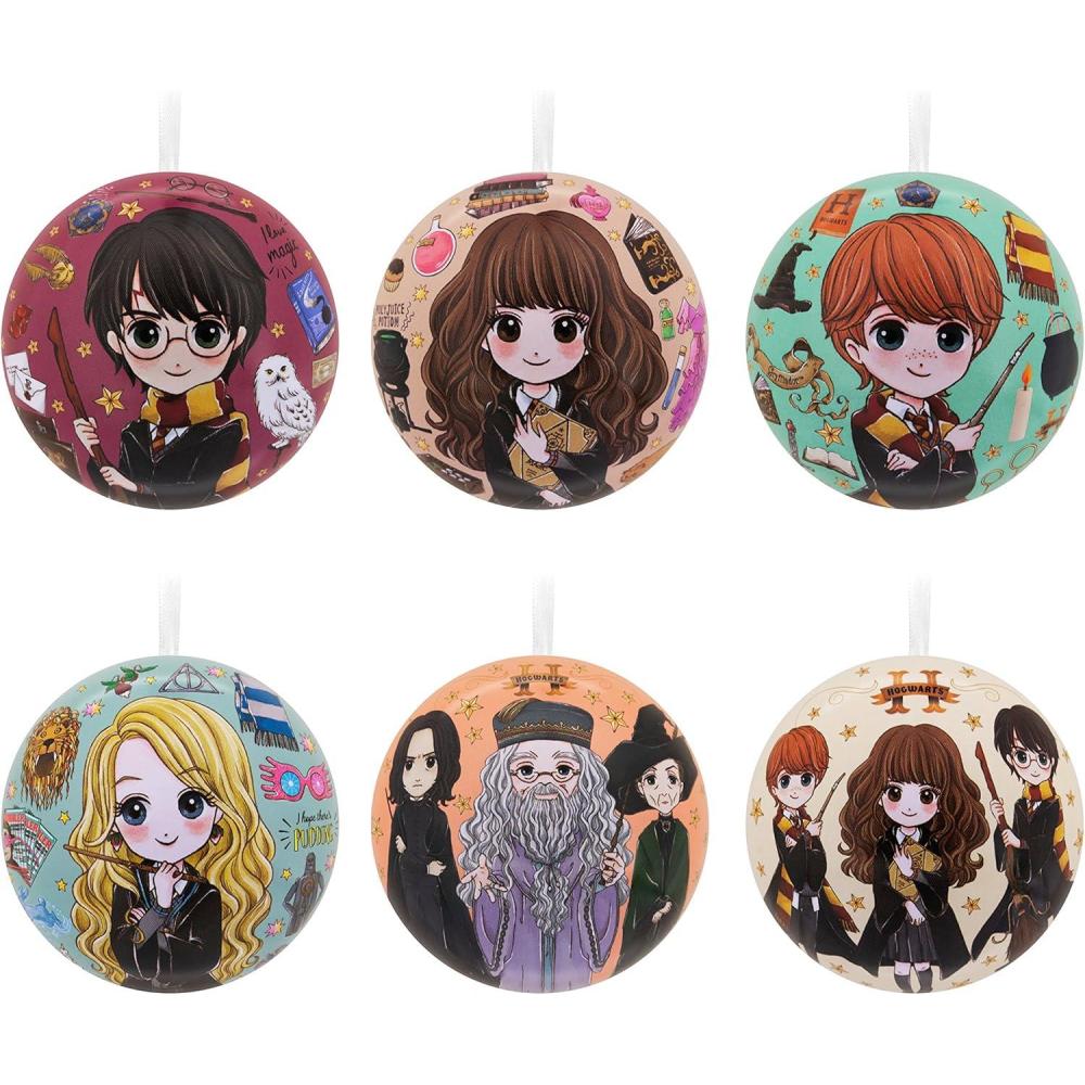 image:imageHallmark Harry Potter Christmas Ornaments Tin Ball Set of 12Set of 12