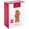 Hallmark Keepsake Christmas Ornament 2023, Quidditch Seeker Harry Potter LEGO Minifigure, Gifts for Harry Potter Fans(Gingerbread Man)