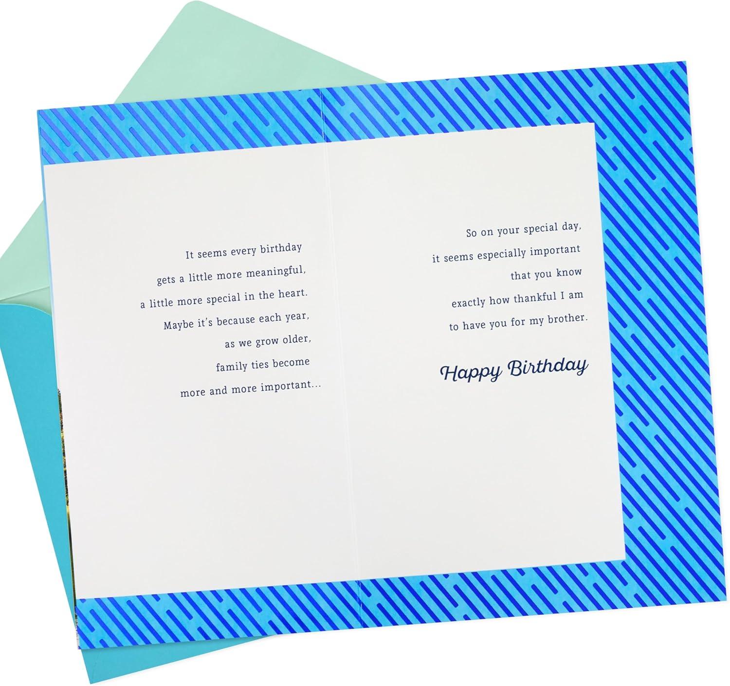 image:imageHallmark Birthday Card for Brother So Thankful