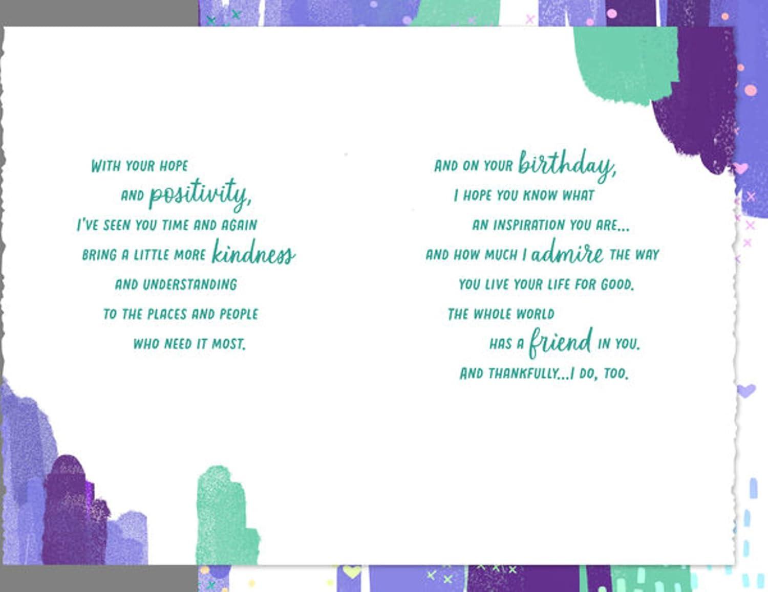 image:imageHallmark Birthday Card for Friend Special BondHeart for the World