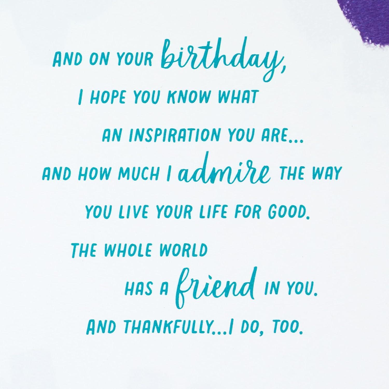 image:imageHallmark Birthday Card for Friend Special BondHeart for the World