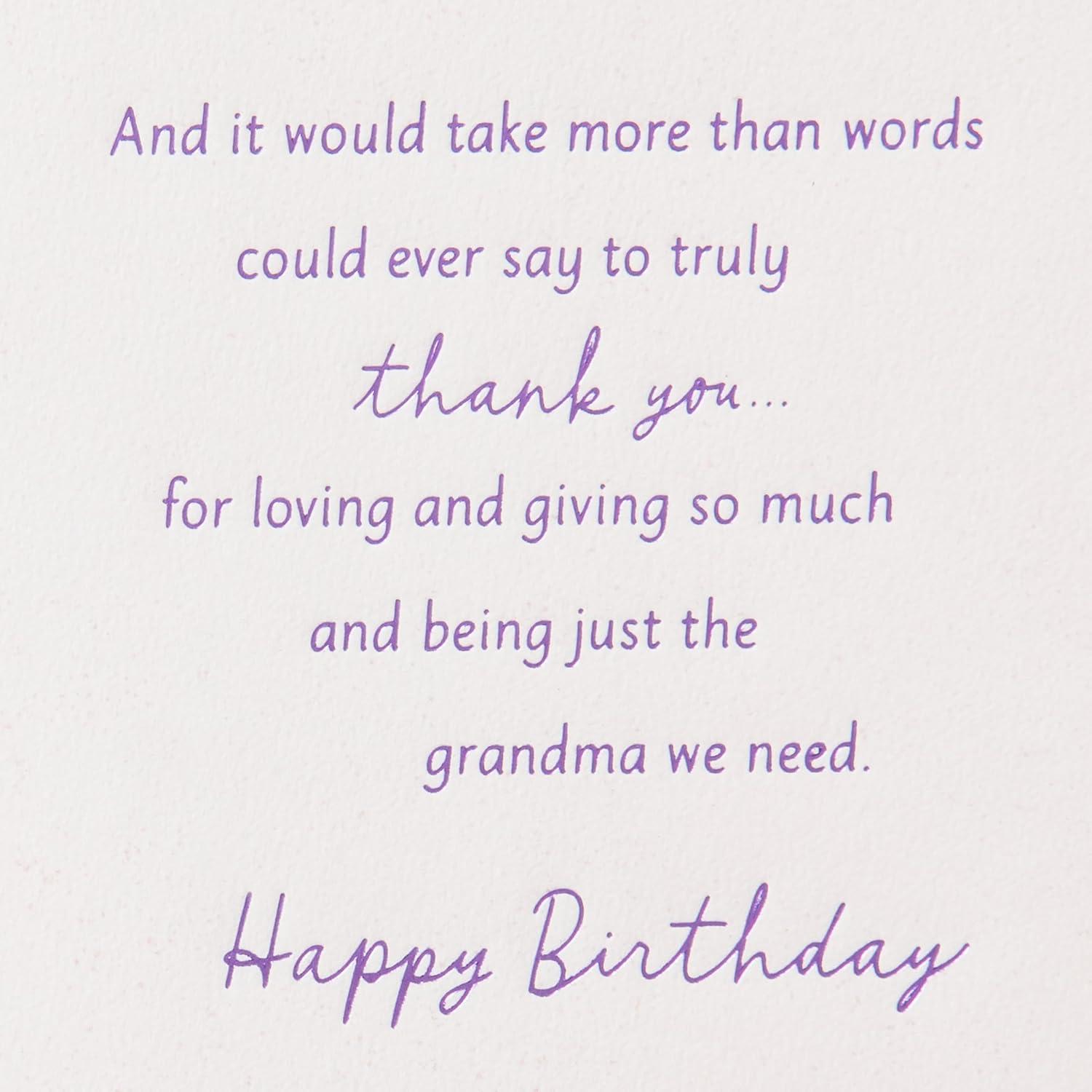 image:imageHallmark Birthday Card for Grandma A Lot of Heart