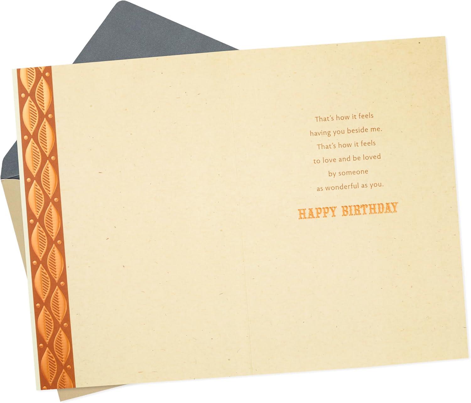 image:imageHallmark Birthday Card for Husband Hangable or Displayable Decoration Little ThingsGold and Green Leaf