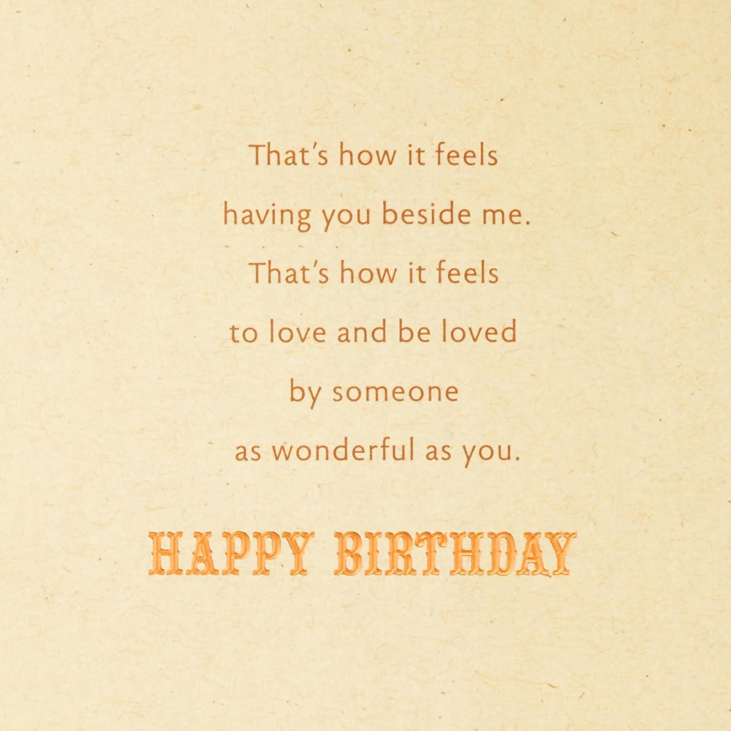 image:imageHallmark Birthday Card for Husband Hangable or Displayable Decoration Little ThingsGold and Green Leaf