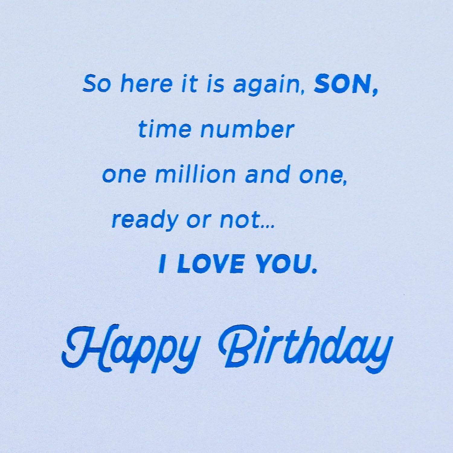 image:imageHallmark Birthday Card for Son Love You a Million Times Colorful Candles