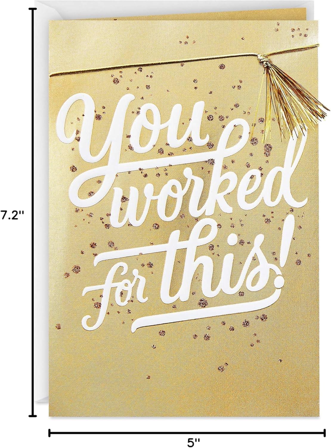image:imageHallmark Congratulations Card or Graduation Card Celebrating YouYou Worked for This