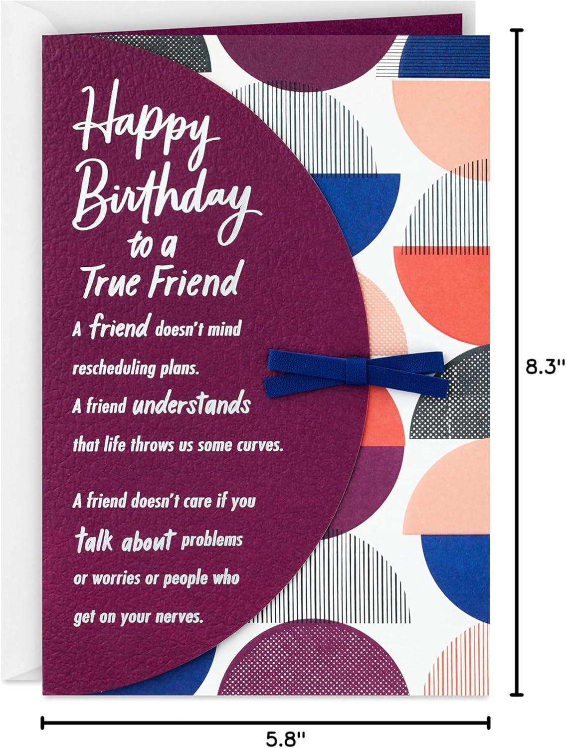 image:imageHallmark Golden Thread Birthday Card A Birthday WishTrue Friend