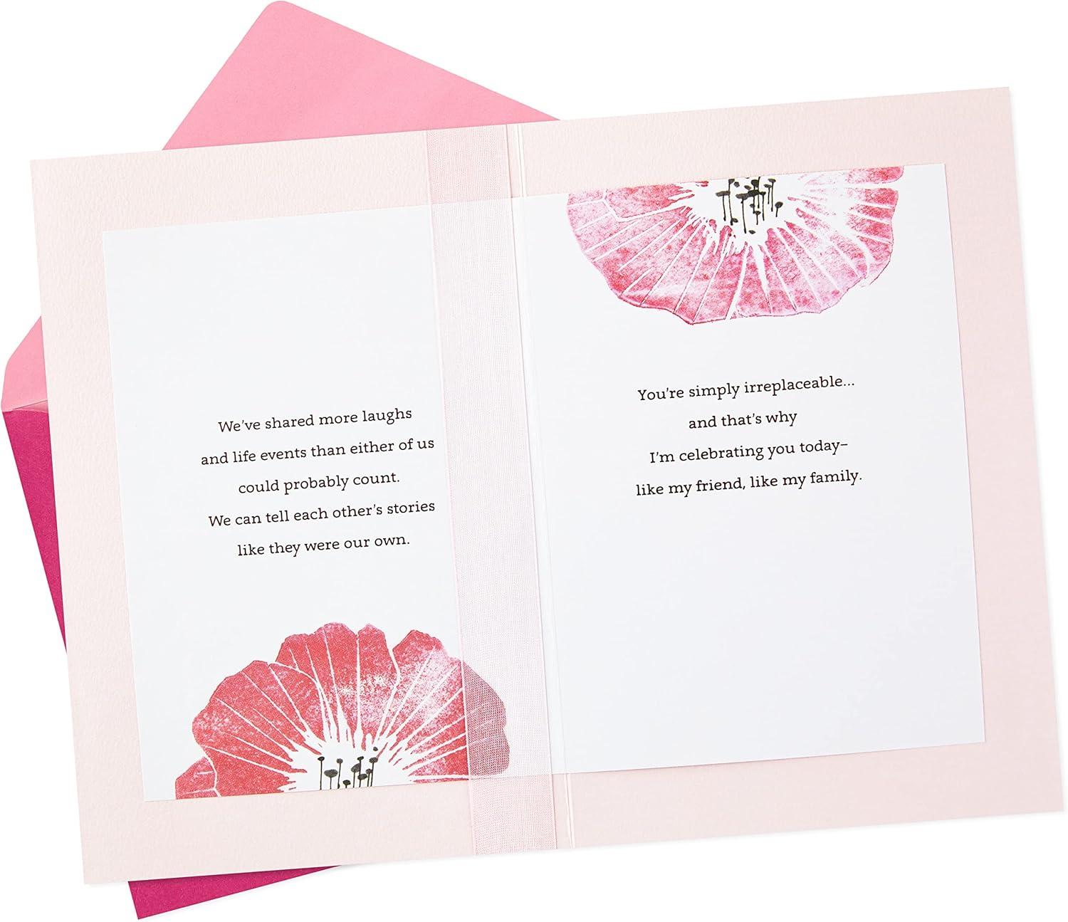 image:imageHallmark Golden Thread Birthday Card A Birthday WishYoure My Family