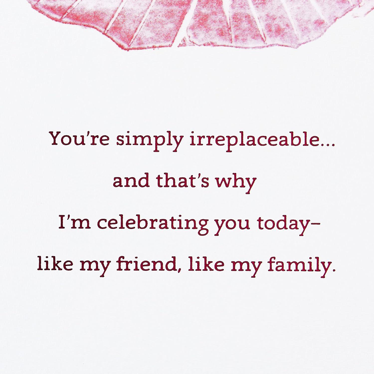 image:imageHallmark Golden Thread Birthday Card A Birthday WishYoure My Family