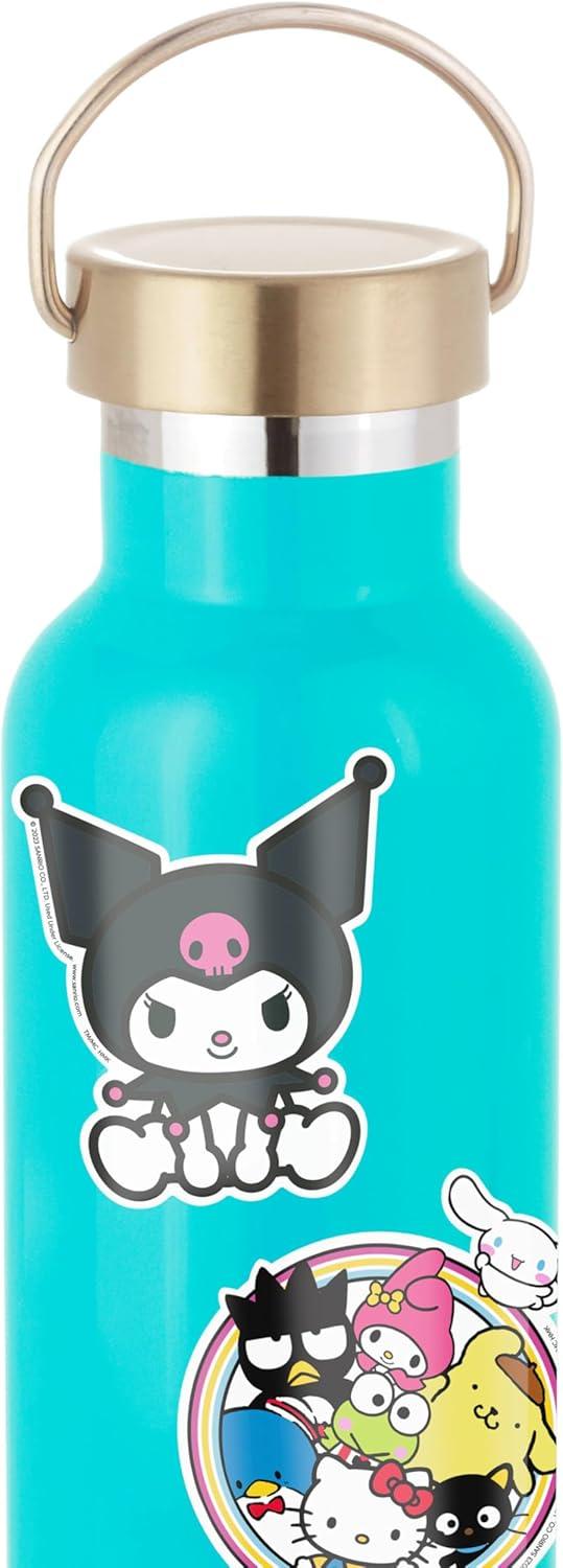 image:imageHallmark Hello Kitty Pack of 3 Stickers for Water Bottles Planners Notebooks Wall Hello Kitty and Friends Keroppi and Kuromi Decals for Kids Teens Adults