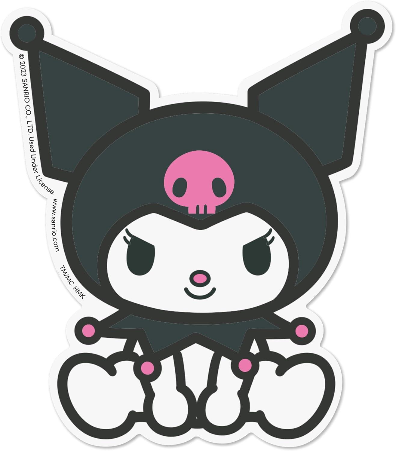 image:imageHallmark Hello Kitty Pack of 3 Stickers for Water Bottles Planners Notebooks Wall Hello Kitty and Friends Keroppi and Kuromi Decals for Kids Teens Adults