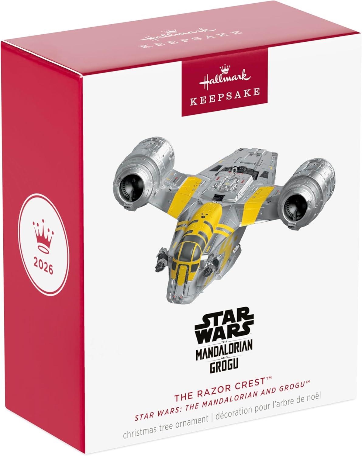 image:imageHallmark Keepsake Christmas Ornament 2026 Star Wars The Mandalorian and Grogu The Razor Crest Gifts for Star Wars Fans