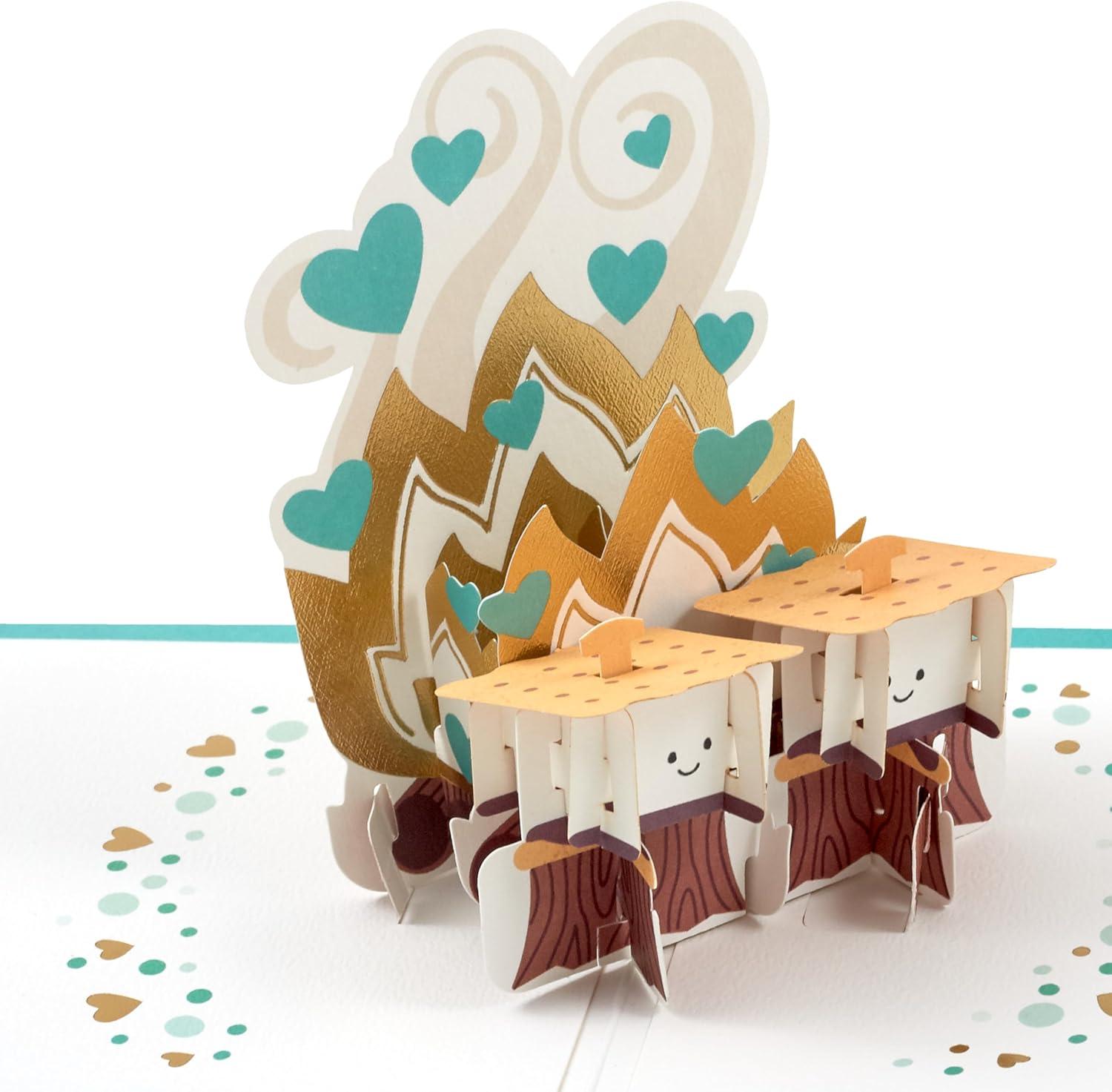 image:imageHallmark Pop Up Love Card Smores Signature Paper Wonder 3D Card for Anniversary Romantic Birthday