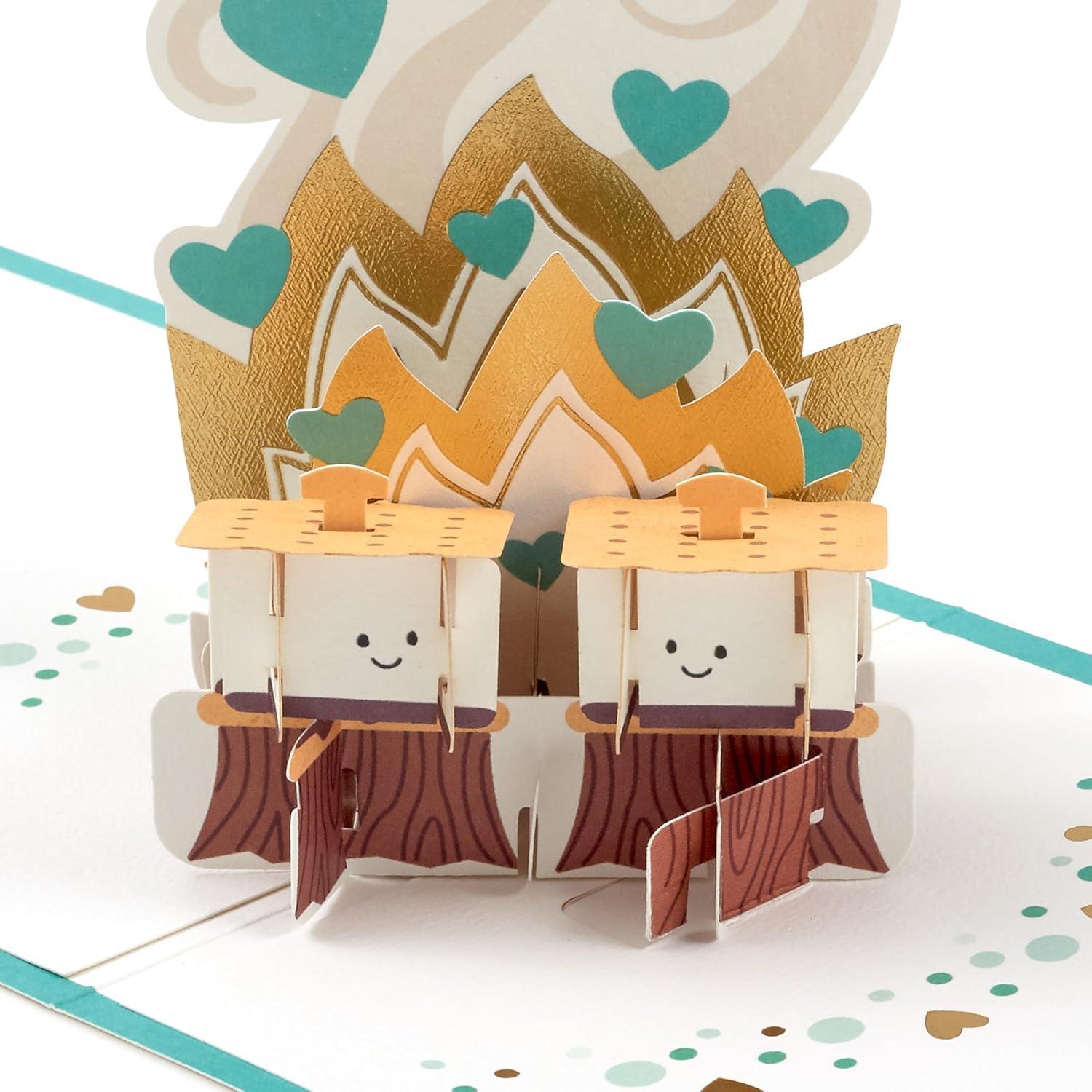 image:imageHallmark Pop Up Love Card Smores Signature Paper Wonder 3D Card for Anniversary Romantic Birthday
