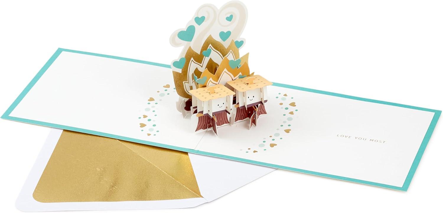 image:imageHallmark Pop Up Love Card Smores Signature Paper Wonder 3D Card for Anniversary Romantic Birthday