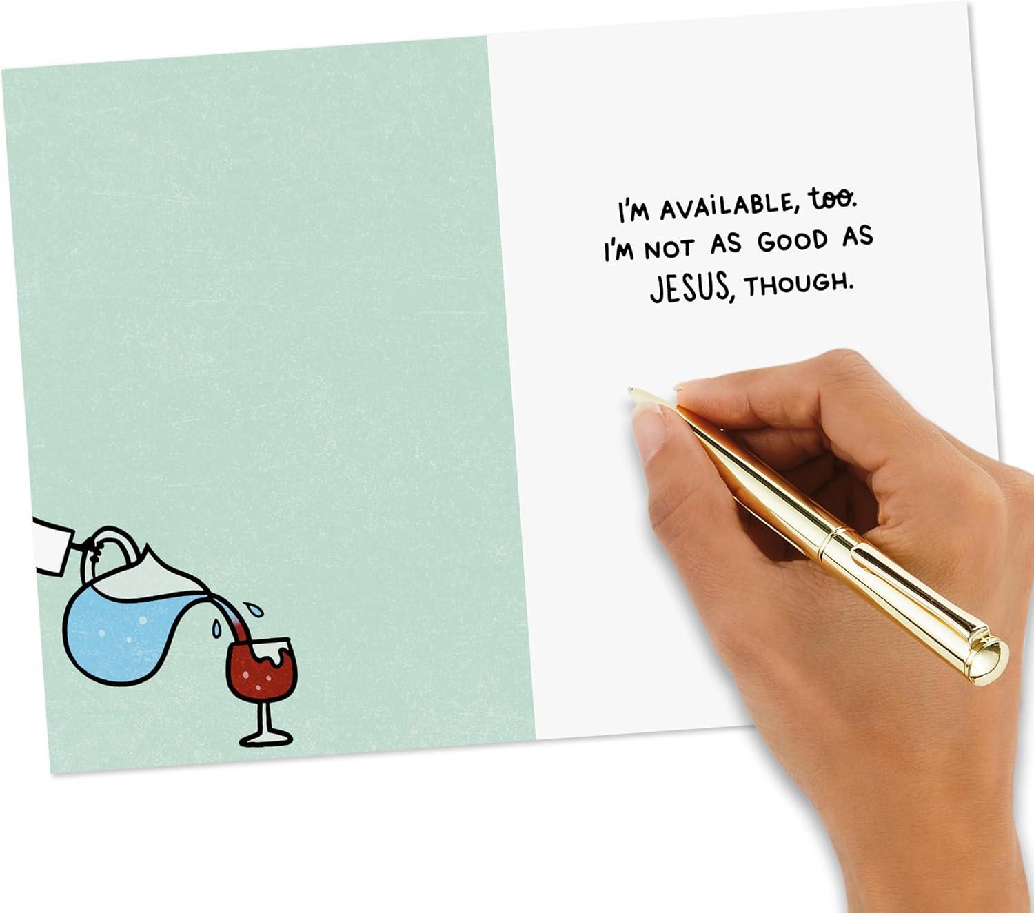 image:imageHallmark Shoebox Funny Support Card Im Not As Good As Jesus for Sympathy Tough Times Illness Job Loss