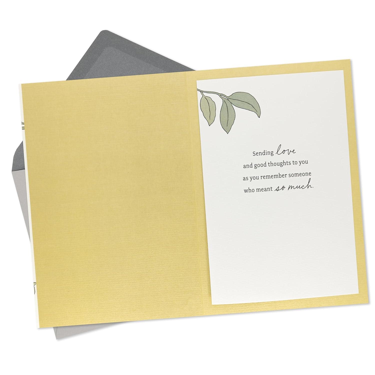 image:imageHallmark Sympathy Card Honor and Celebrate Them Bereavement Loss of a Loved One Celebration of Life Card