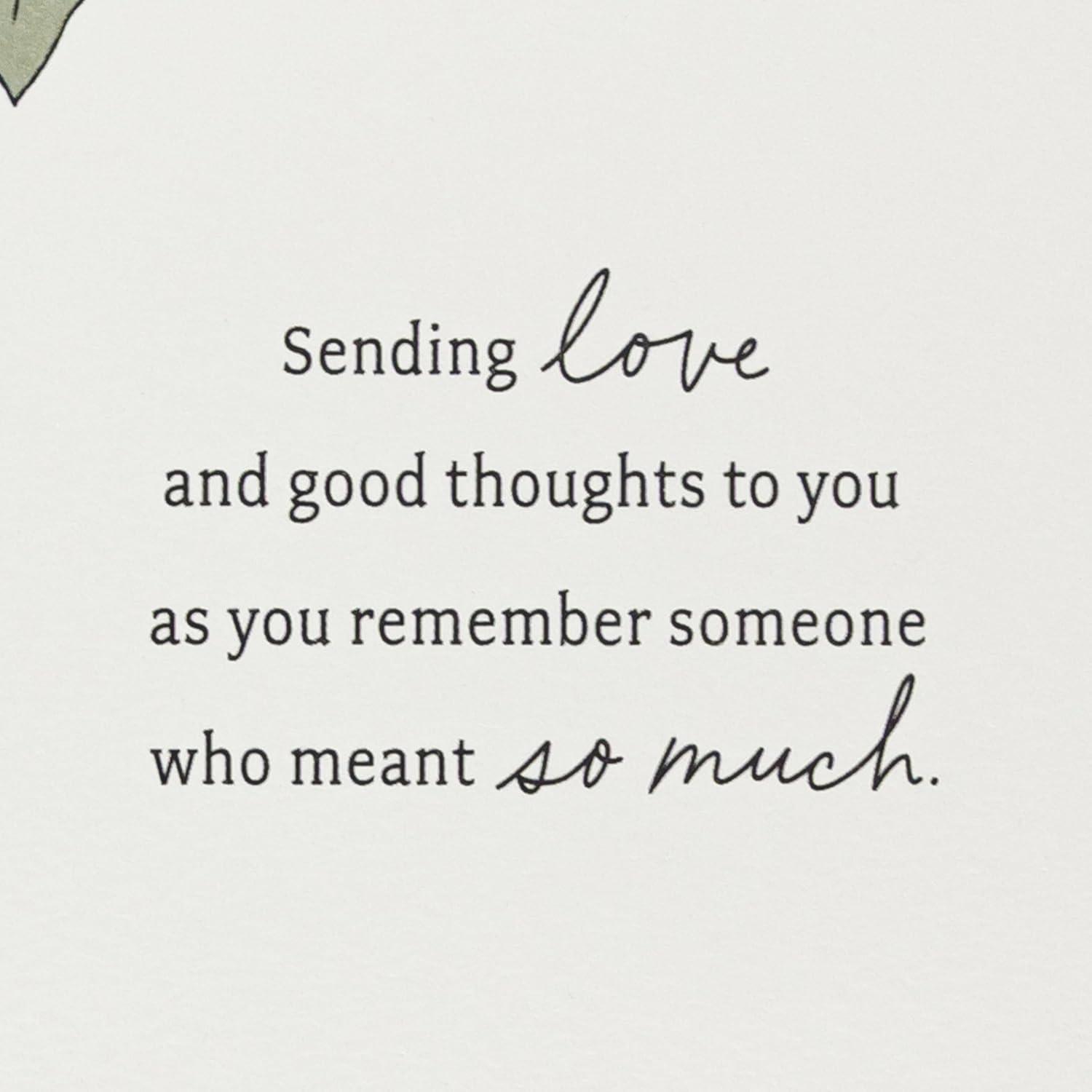 image:imageHallmark Sympathy Card Honor and Celebrate Them Bereavement Loss of a Loved One Celebration of Life Card
