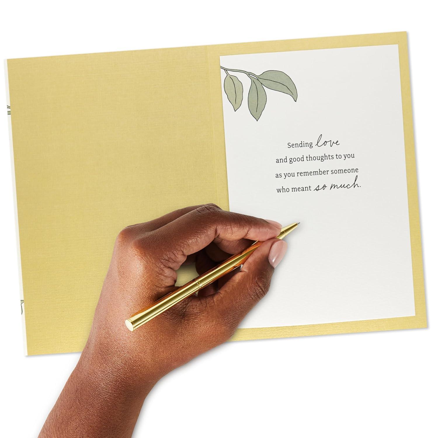 image:imageHallmark Sympathy Card Honor and Celebrate Them Bereavement Loss of a Loved One Celebration of Life Card