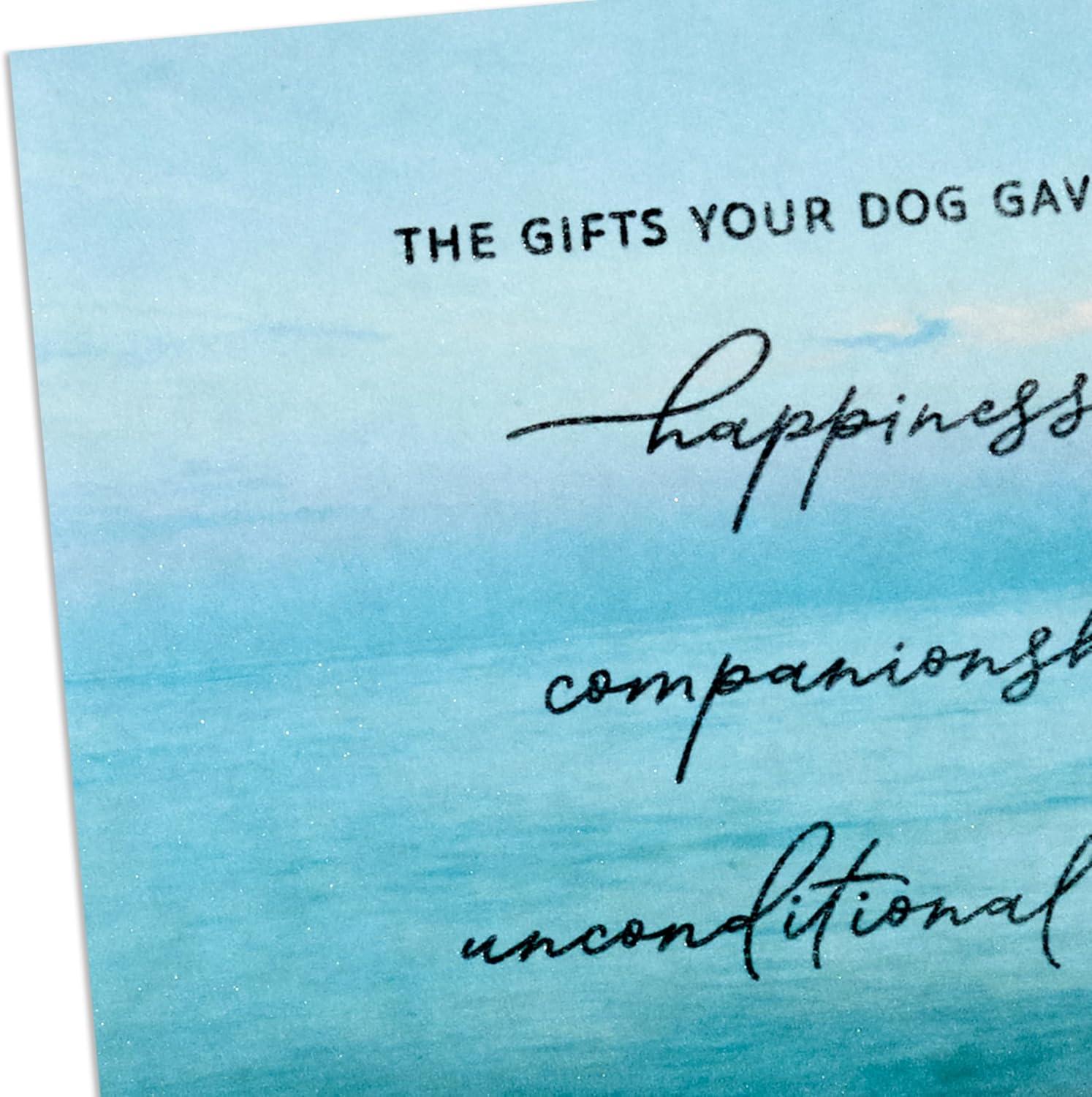 image:imageHallmark Sympathy Card for Loss of Dog A Faithful Friend to Treasure