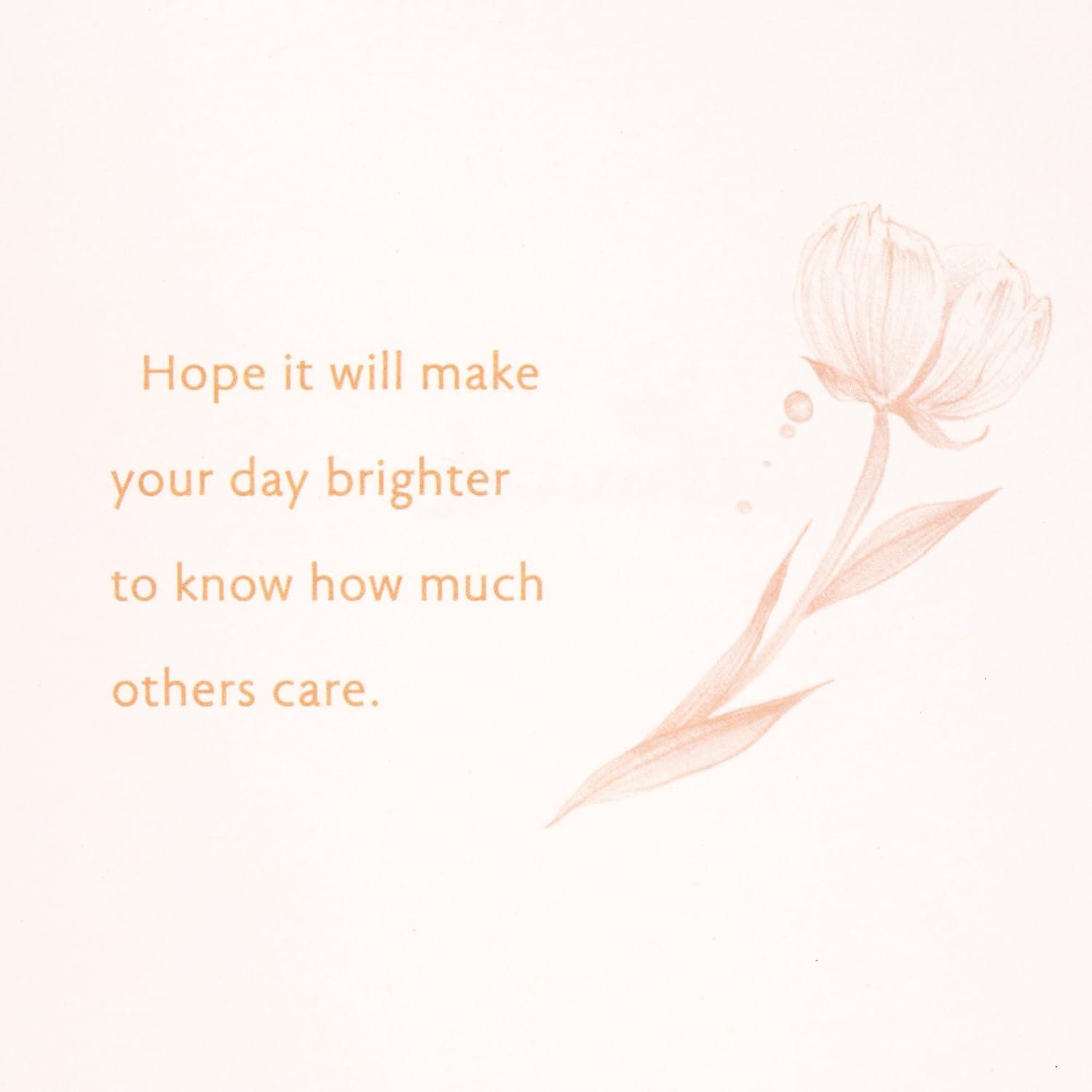 image:imageHallmark Thinking of You Card Brighten Your Day Flower Pattern