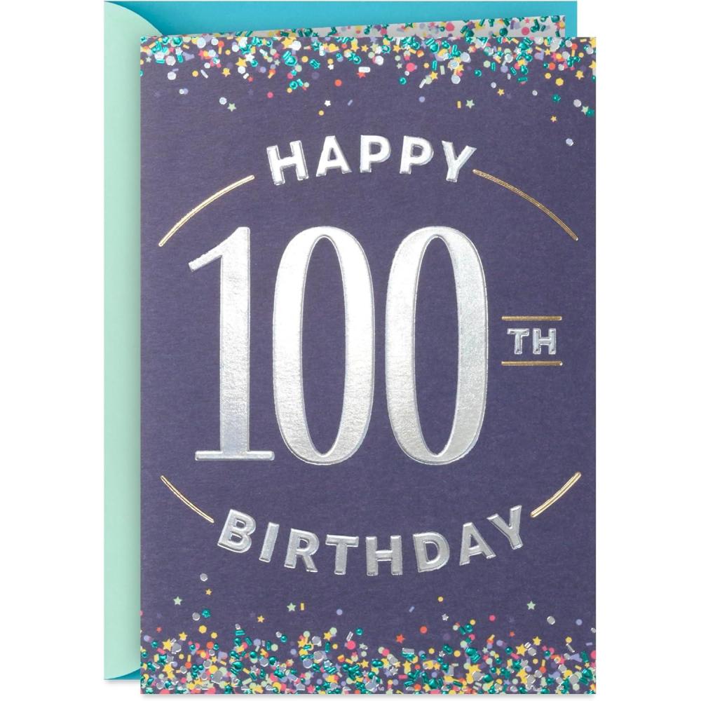 image:imageHallmark 100th Birthday Card 100 Years Amazing